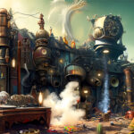 Steampunk Backyard